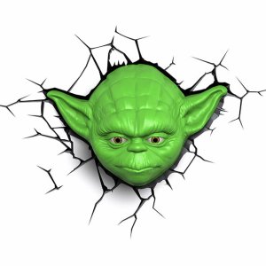 Lampka dekoracyjna ścienna YODA 2xAA  