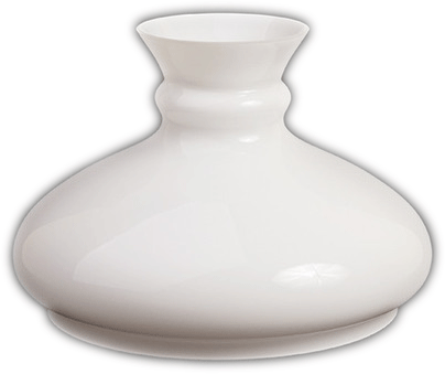 Klosz naftówka 23cm biały