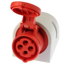 Gniazdo siłowe 4p 16A 400V plastikowe natynkowe IP44 PCE