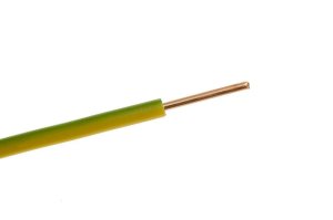 Przewód DY 1,5 mm² żółto-zielony drut 100mb.