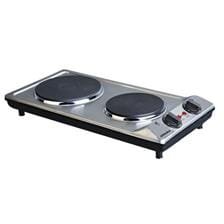 Kuchenka elektryczna dwupalnikowa KD 2500s INOX 1000W/1500W Elesko