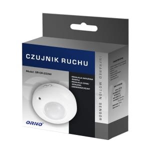Czujnik ruchu n/t OR-CR-203/W  360º natynkowy 1200W ORNO