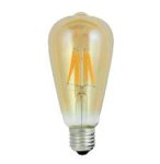 LED E27 filament ST64 7,5W gruszka