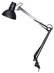 Lampa biurkowa kreślarska ARNO czarna