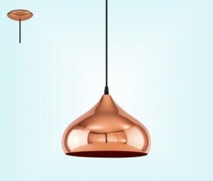 Lampa wisząca metalowa 1x R 49449