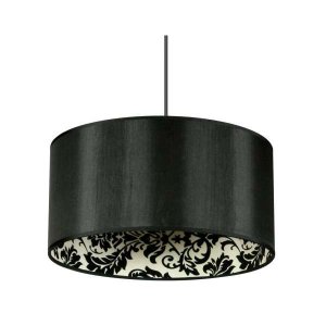 Lampa wisząca walec 1x SEPARTO czarna 8045104